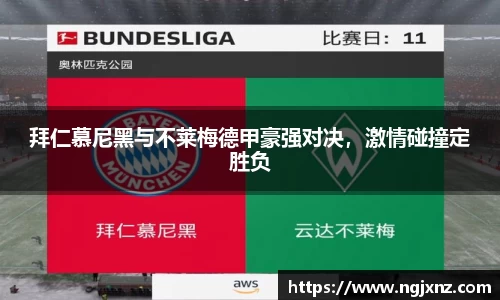 拜仁慕尼黑与不莱梅德甲豪强对决，激情碰撞定胜负